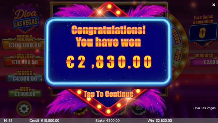 Diva Las Vegas - endelig score for sessionen